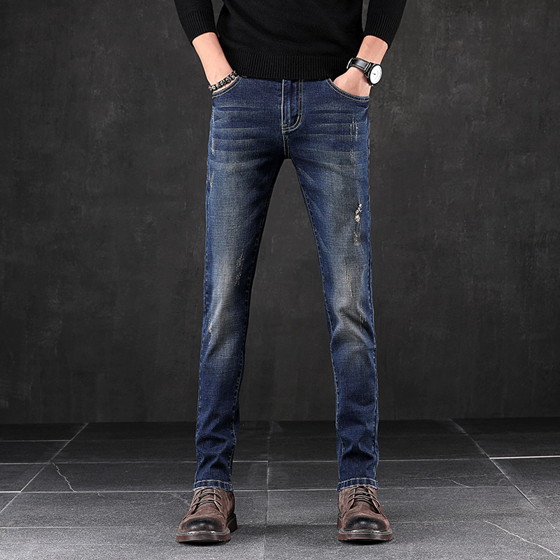 Spring and autumn blue mens jeans small stretch denim pants high quality jeans men large size 27-36 Retro hole denim trousers, Sky blue
Spring and autumn blue mens jeans small stretch denim pants high quality jeans men large size 27-36 Retro hole denim trousers, Sky blue