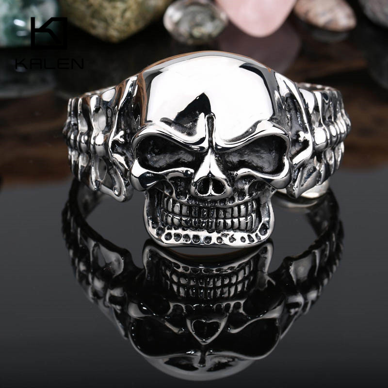 New Design Stainless Steel Skull Bangle Rock Punk Biker Bangle Bracelet For Men Cool Jewelry Gothic Accessory Gift
New Design Stainless Steel Skull Bangle Rock Punk Biker Bangle Bracelet For Men Cool Jewelry Gothic Accessory Gift