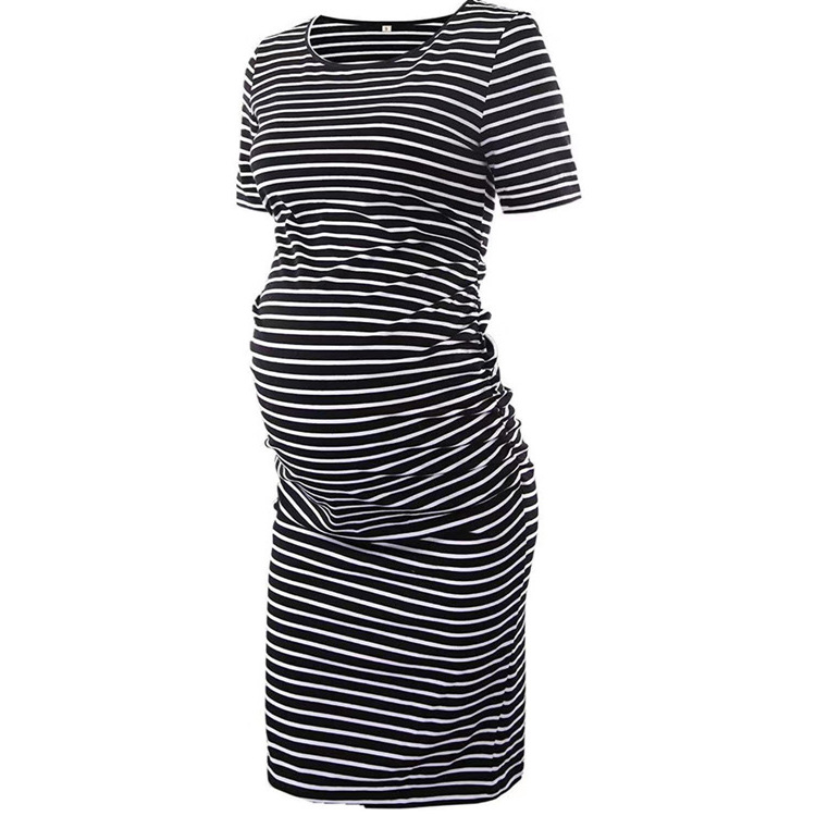 Envsoll 2020 Summer Maternity Dress O-neck Short Sleeve Striped Dresses Pregnancy Clothing Maternity Clothes For Pregnant Women, Black
Envsoll 2020 Summer Maternity Dress O-neck Short Sleeve Striped Dresses Pregnancy Clothing Maternity Clothes For Pregnant Women, Black