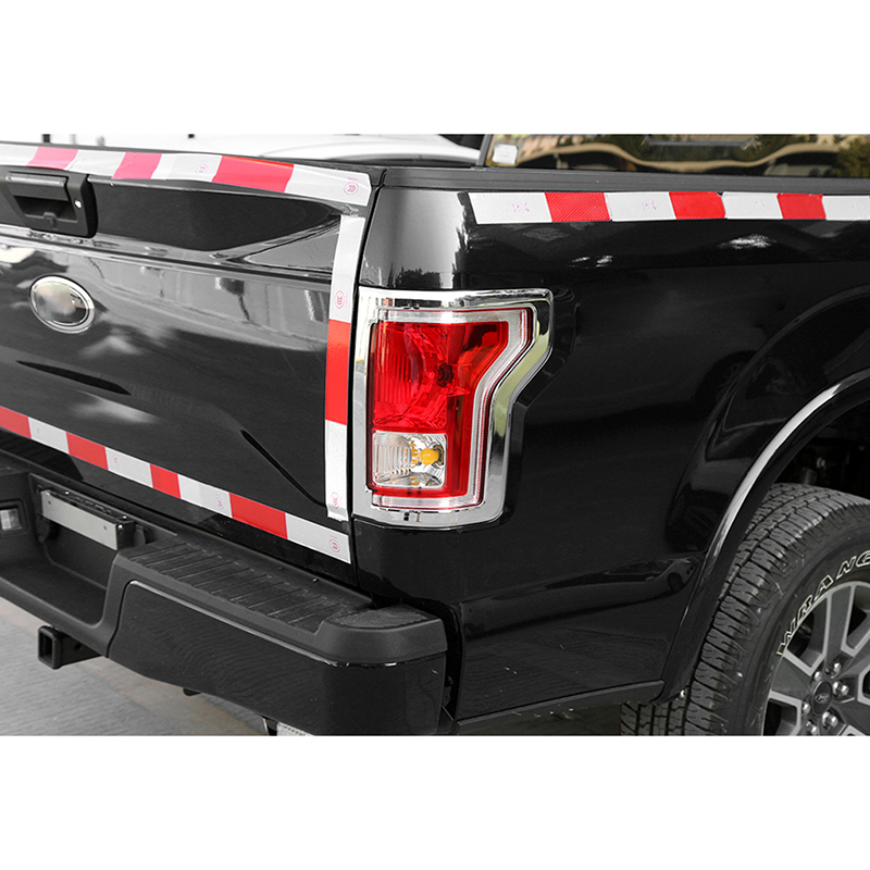 Chrome Taillight Trim Bezel Cover Lamp Frame Decoration Trim For Ford F150 2016 UP Auto Styling Exterior Accessories
