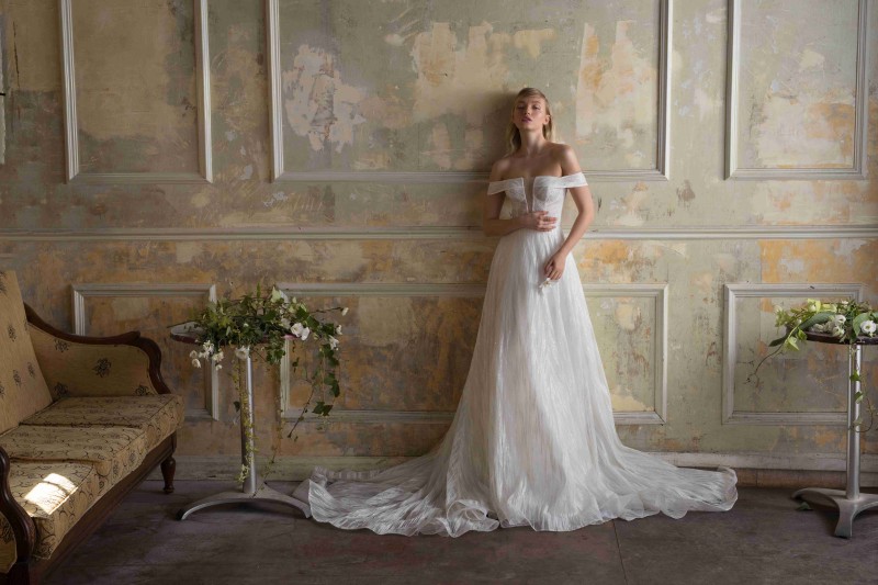 limor rosen beach wedding dresses sexy off shoulder bridal gowns appliqued sweep train boho country wedding dress custom