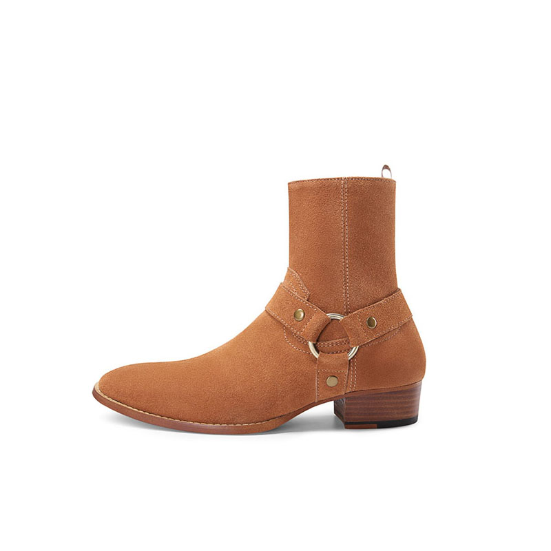 Designer Fashion Wyatt Biker Chains Ankle Boots Mens Shoes Pointed Toe Buckle Men Boots Brown Leather Men Dress Shoes Boots Shoes Men
Designer Fashion Wyatt Biker Chains Ankle Boots Mens Shoes Pointed Toe Buckle Men Boots Brown Leather Men Dress Shoes Boots Shoes Men