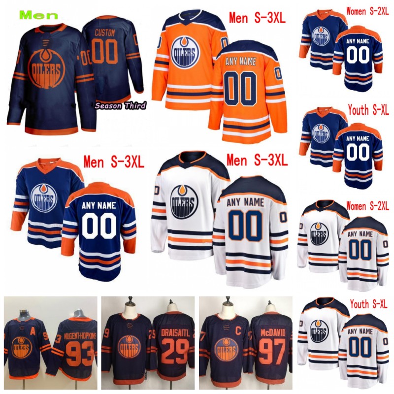 Custom Edmonton Oilers Jersey Connor McDavid Andrew Ference Leon Draisaitl Lucic Adam Larsson Puljujarvi Russell Kassian Stitched Hockey, Black;red
Custom Edmonton Oilers Jersey Connor McDavid Andrew Ference Leon Draisaitl Lucic Adam Larsson Puljujarvi Russell Kassian Stitched Hockey, Black;red