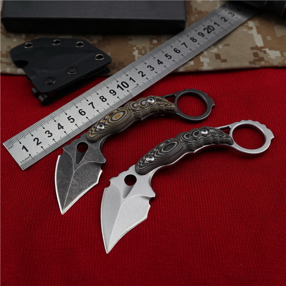 DC53 Karambit Mini claw knife three color G10 handle EDC pocket defensive tactical knife camping survival knife bm42 men's Christmas gift
DC53 Karambit Mini claw knife three color G10 handle EDC pocket defensive tactical knife camping survival knife bm42 men's Christmas gift