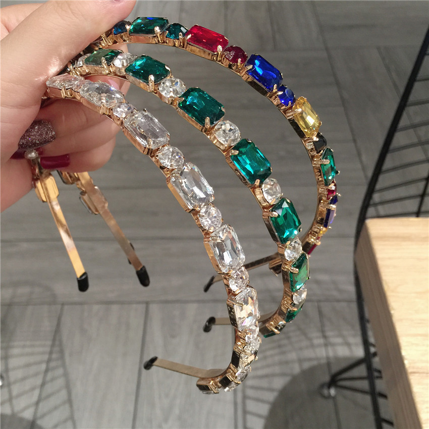CN Colorful Jewelry Baroque Headbands For Women Diamond Hair Accessories Gem Hairbands for Girls Crown Flower Head Wrap
CN Colorful Jewelry Baroque Headbands For Women Diamond Hair Accessories Gem Hairbands for Girls Crown Flower Head Wrap