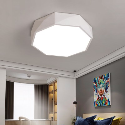 Modern Bedroom Sitting Room LED Ceiling Lights Act Role Ofing Circular Geometric Kitchen Toilet Absorb Dome Light