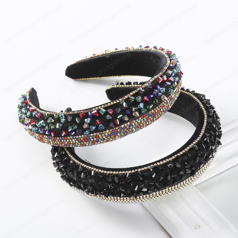 Sparkly Full Crystal Bezel Headband Head Hoop Luxurious Hairbands Women Padded Rhinestones Hair Accessories, Mixed color
Sparkly Full Crystal Bezel Headband Head Hoop Luxurious Hairbands Women Padded Rhinestones Hair Accessories, Mixed color