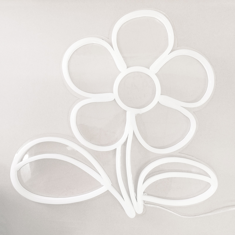 Lovely Flower Sign Bar KTV Home Bedroom wall decoration handmade neon light 12 V Super Bright
