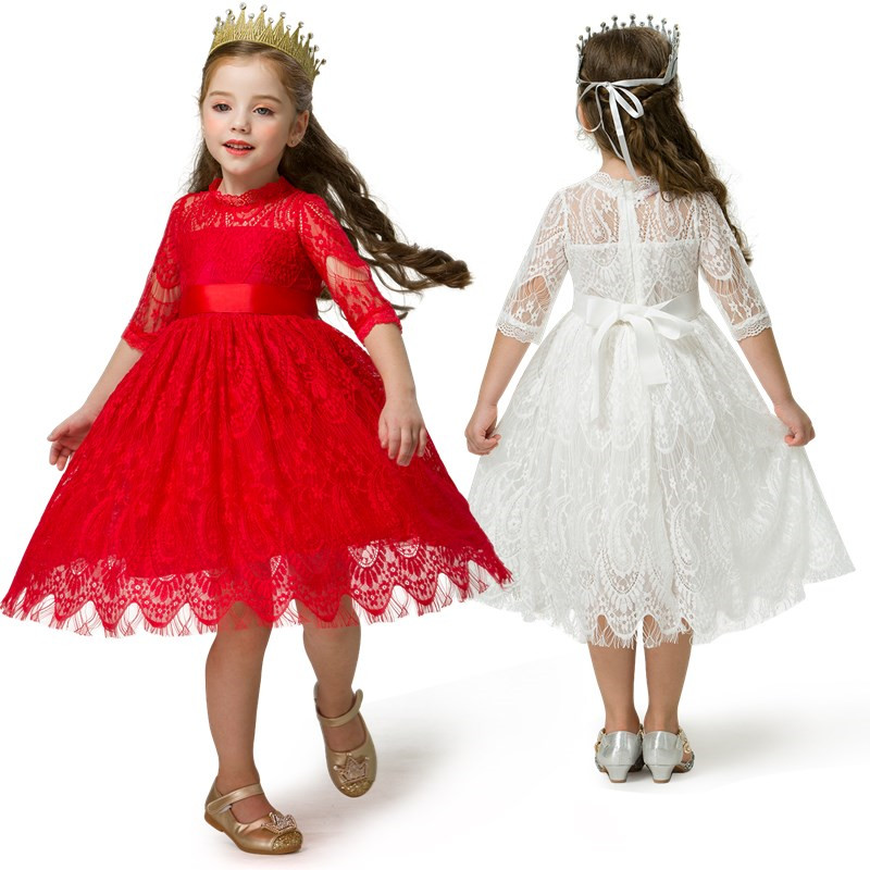 Girls Christmas Dress Three Quarter Sleeve Winter Baby Girl Clothes Party New Year Costume for Kids Clothing Children Dresses, Red
Girls Christmas Dress Three Quarter Sleeve Winter Baby Girl Clothes Party New Year Costume for Kids Clothing Children Dresses, Red