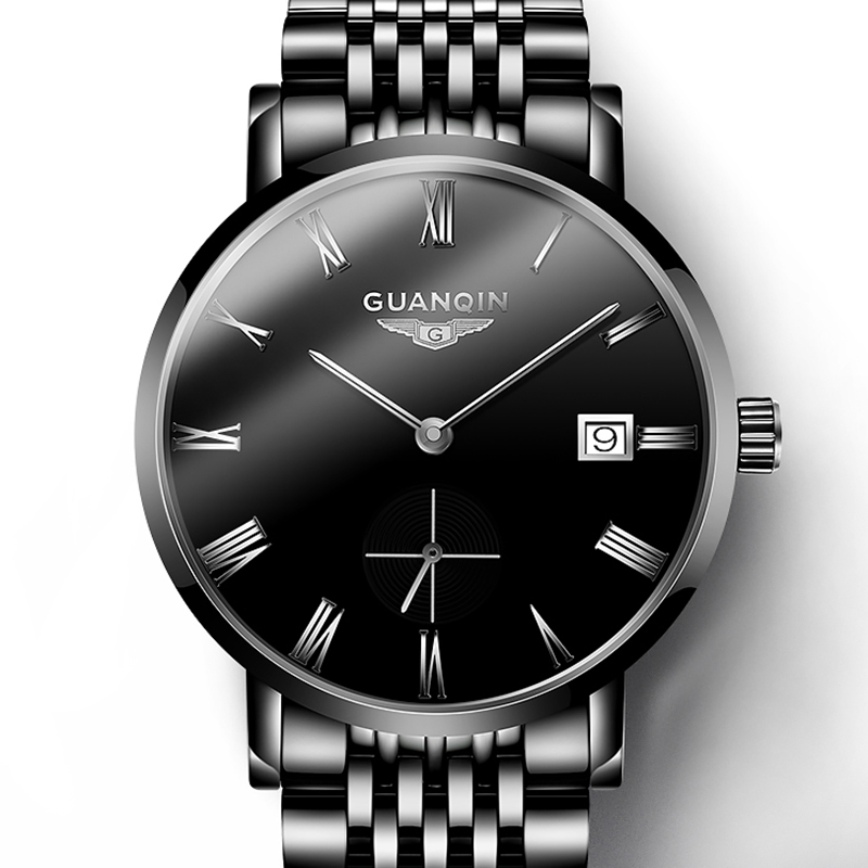 GUANQIN new watch men business Automatic date clock men Ultra-thin men's watches top brand luxury waterproof Relogio Masculino, Red
GUANQIN new watch men business Automatic date clock men Ultra-thin men's watches top brand luxury waterproof Relogio Masculino, Red