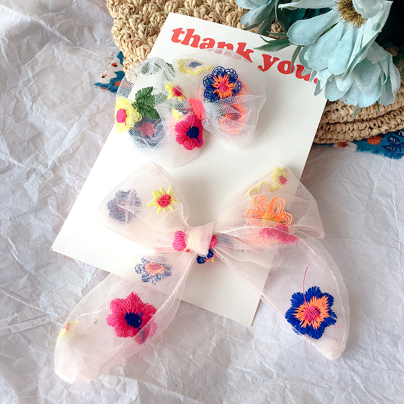 Korea Style Simple Girl Hairpin Ethnic Style Embroidery Color Small Flower Bow Hair Clips for Children Fashion Hair Accessories
Korea Style Simple Girl Hairpin Ethnic Style Embroidery Color Small Flower Bow Hair Clips for Children Fashion Hair Accessories