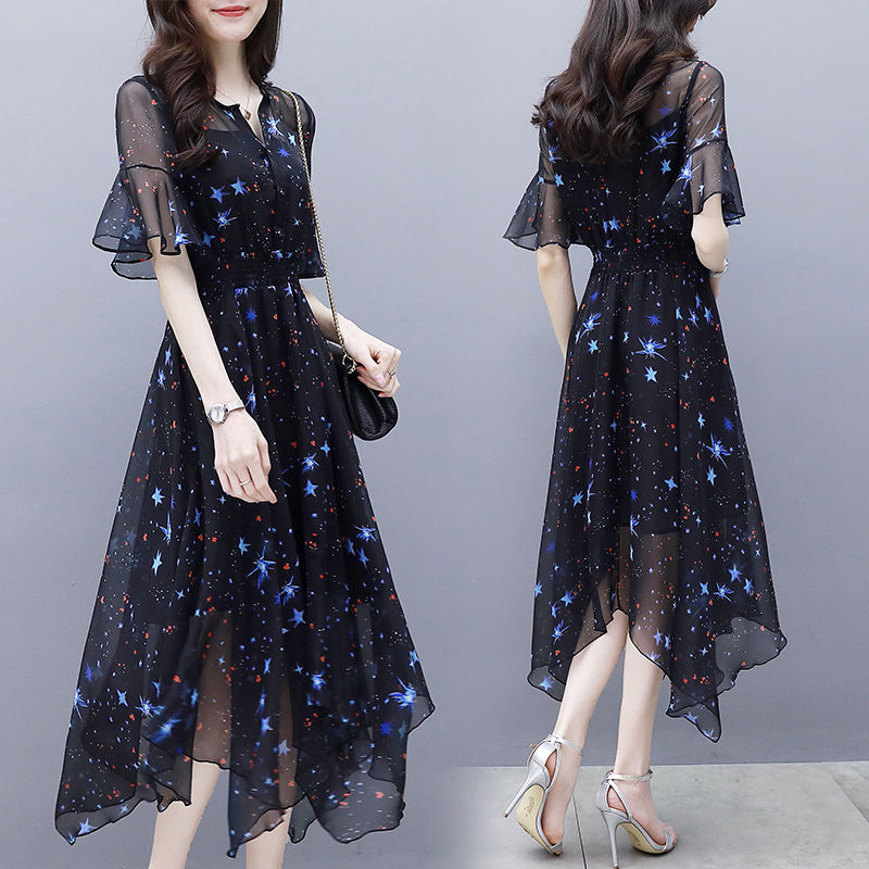 Women Summer Dress Asymmetrical Women Dress V Neck Chiffon/sexy Dresses Party Night Club Flare Sleeve Plus Size Vestidos, Picture
Women Summer Dress Asymmetrical Women Dress V Neck Chiffon/sexy Dresses Party Night Club Flare Sleeve Plus Size Vestidos, Picture