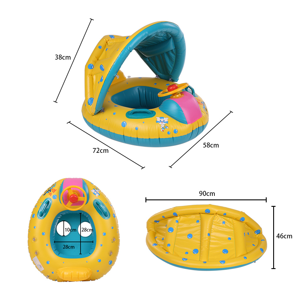 Wholesale-Summer Baby Swimming Ring Inflatable Ring Adjustable Sunshade Seat Swimming Pool Float Newborns Bathing Circle Inflatable Wheels
Wholesale-Summer Baby Swimming Ring Inflatable Ring Adjustable Sunshade Seat Swimming Pool Float Newborns Bathing Circle Inflatable Wheels