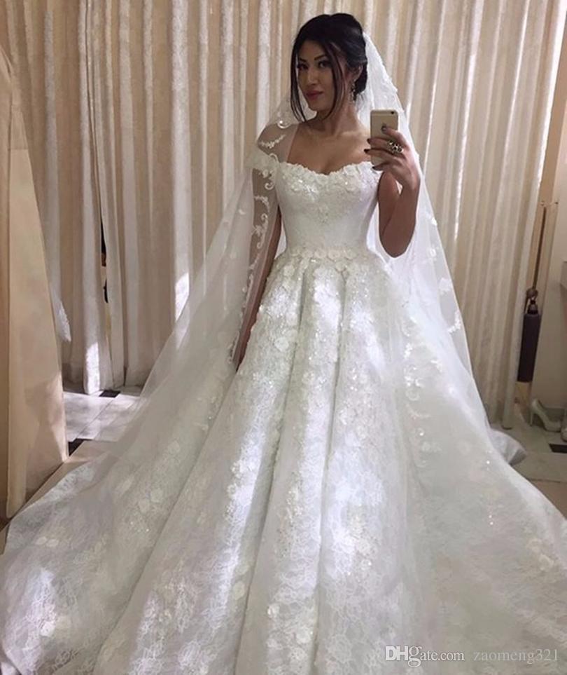 off shoulder lace wedding dresses sleeveless a line bridal gowns flower appliqued vintage plus size wedding dress custom