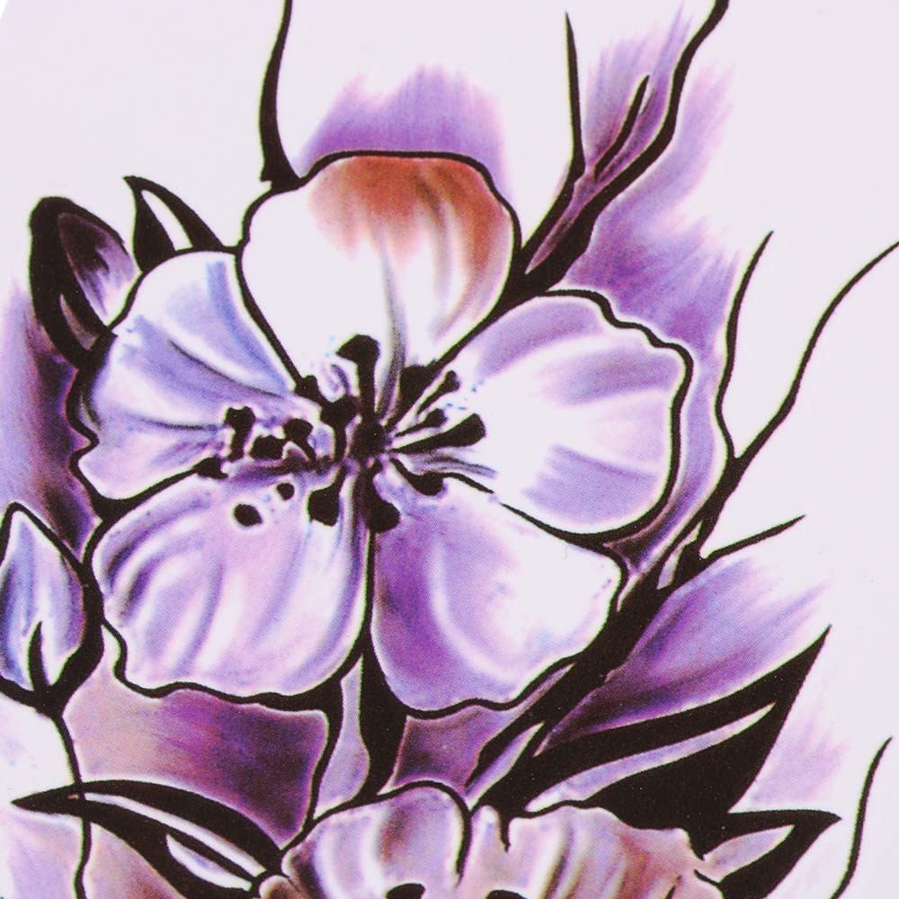 1pcs Sexy 3d Flowers Waterproof Stickers For Women Lady New Temporary Tattoo Stickers Beauty Body Art Beauty Makeup Tool