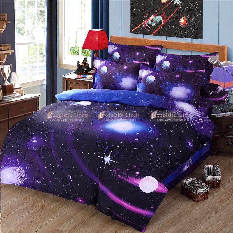 3d Galaxy bedding sets full/Queen Size Universe Outer Space Themed Bedspread 3pcs/4pcs Bed Linen Bed Sheets Duvet Cover Set, Color as picture
3d Galaxy bedding sets full/Queen Size Universe Outer Space Themed Bedspread 3pcs/4pcs Bed Linen Bed Sheets Duvet Cover Set, Color as picture