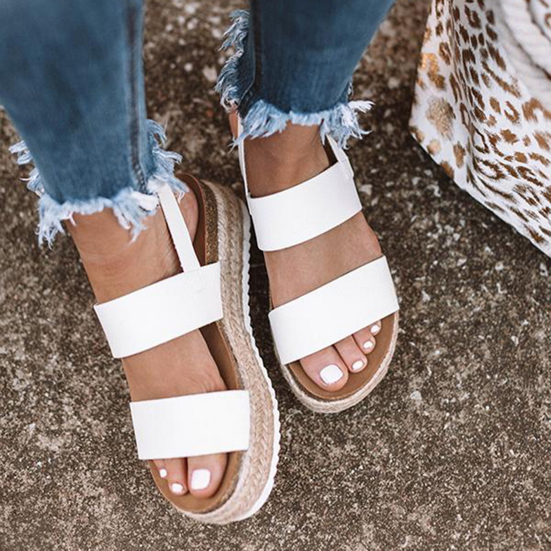 Litthing New Wedges Shoes PU Women Mid Heels Sandals Summer Shoes 2020 Flip Flop Chaussures Femme Platform Sandals, Color 1
Litthing New Wedges Shoes PU Women Mid Heels Sandals Summer Shoes 2020 Flip Flop Chaussures Femme Platform Sandals, Color 1