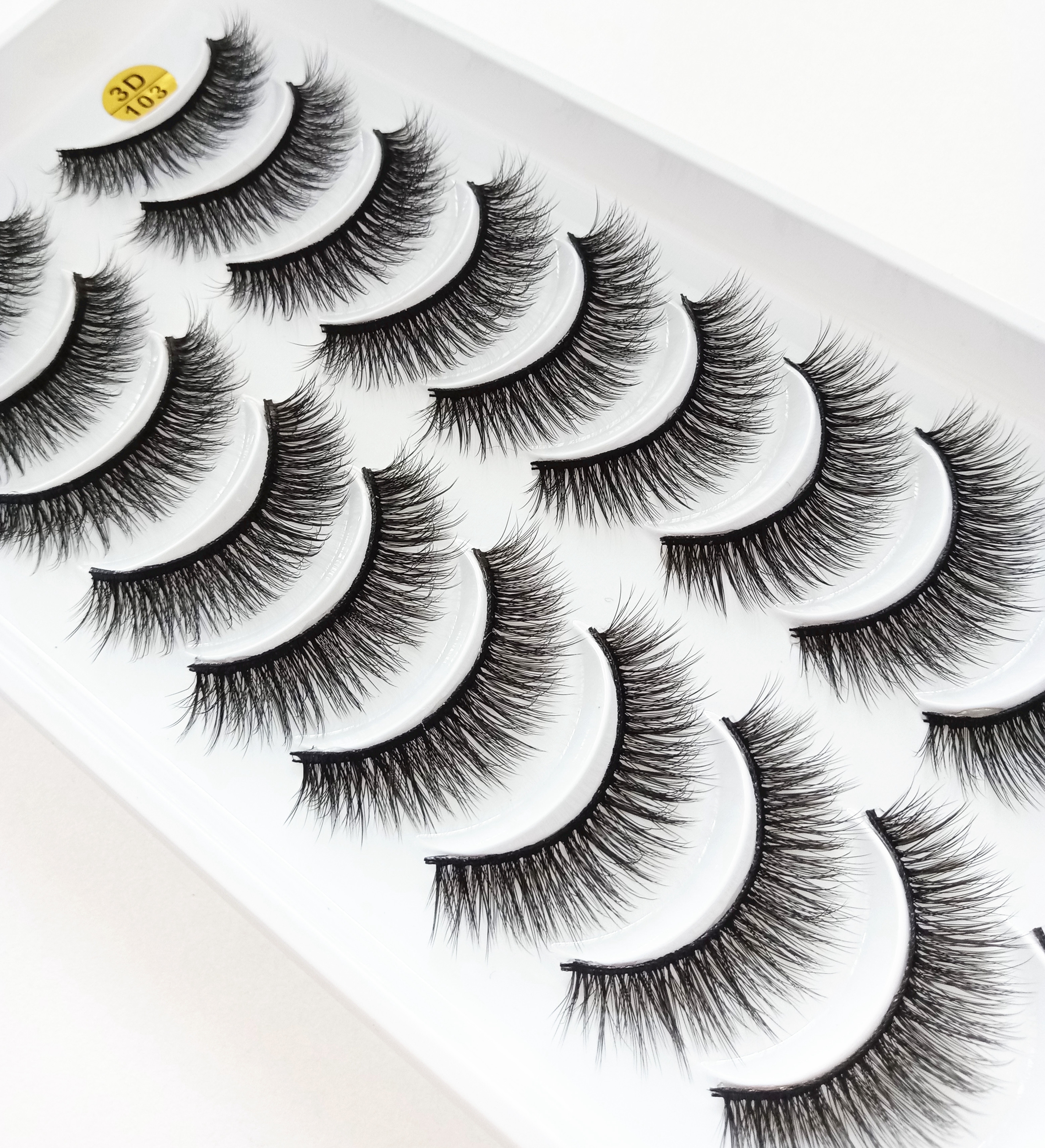 NEW 10 pairs natural false eyelashes fake lashes long makeup 3d mink eyelashes eyelash extension mink eyelashes for beauty 103
NEW 10 pairs natural false eyelashes fake lashes long makeup 3d mink eyelashes eyelash extension mink eyelashes for beauty 103