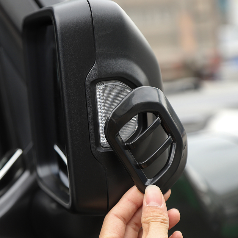 Black Rear Mirror Turn Signal Decoration Fit For Jeep Wrangler JL 2018+ Car Exterior Accessories ABS Car Styling