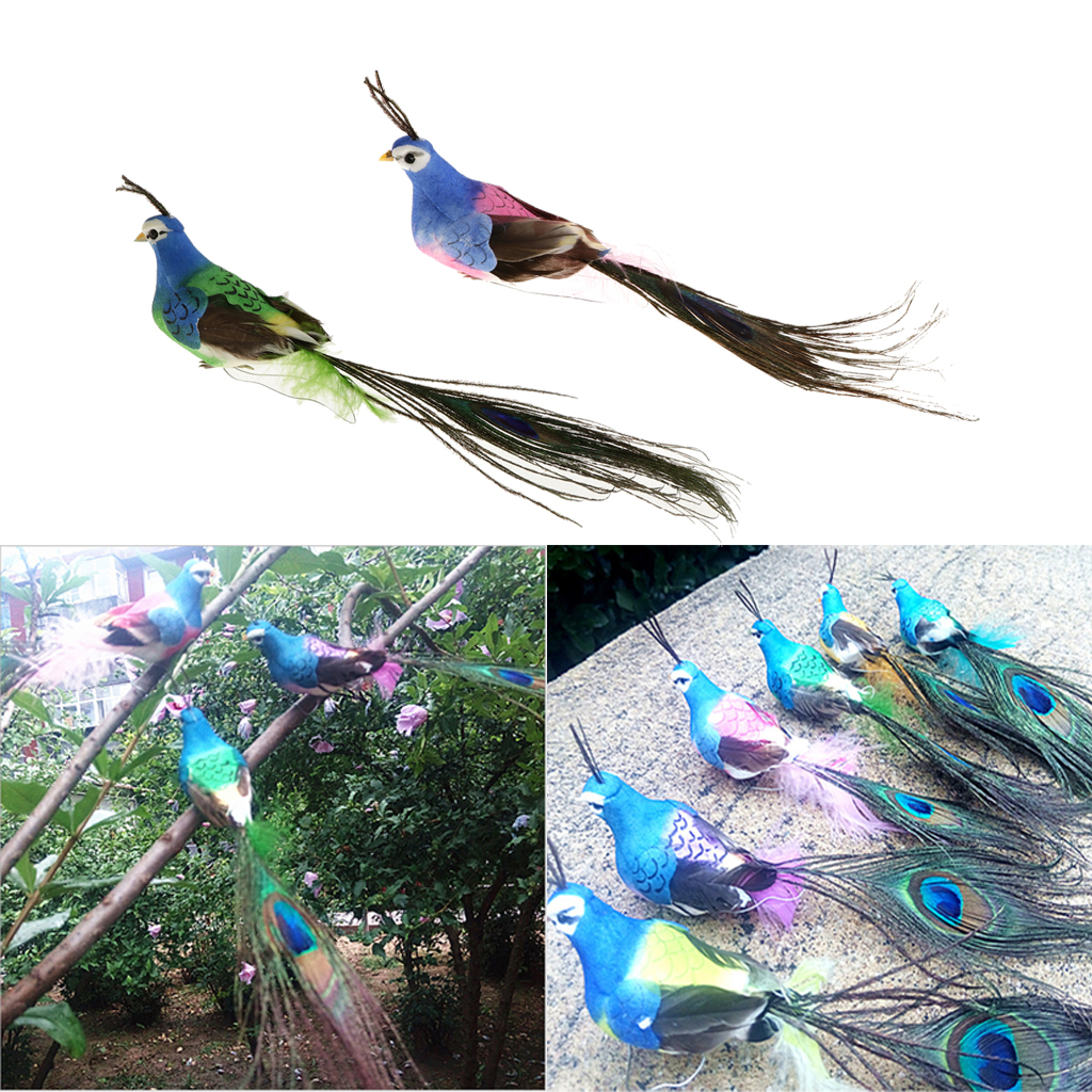 30 x foam handcraft small peacock birds figurine ornament for garden lawn patio yard 
30 x foam handcraft small peacock birds figurine ornament for garden lawn patio yard