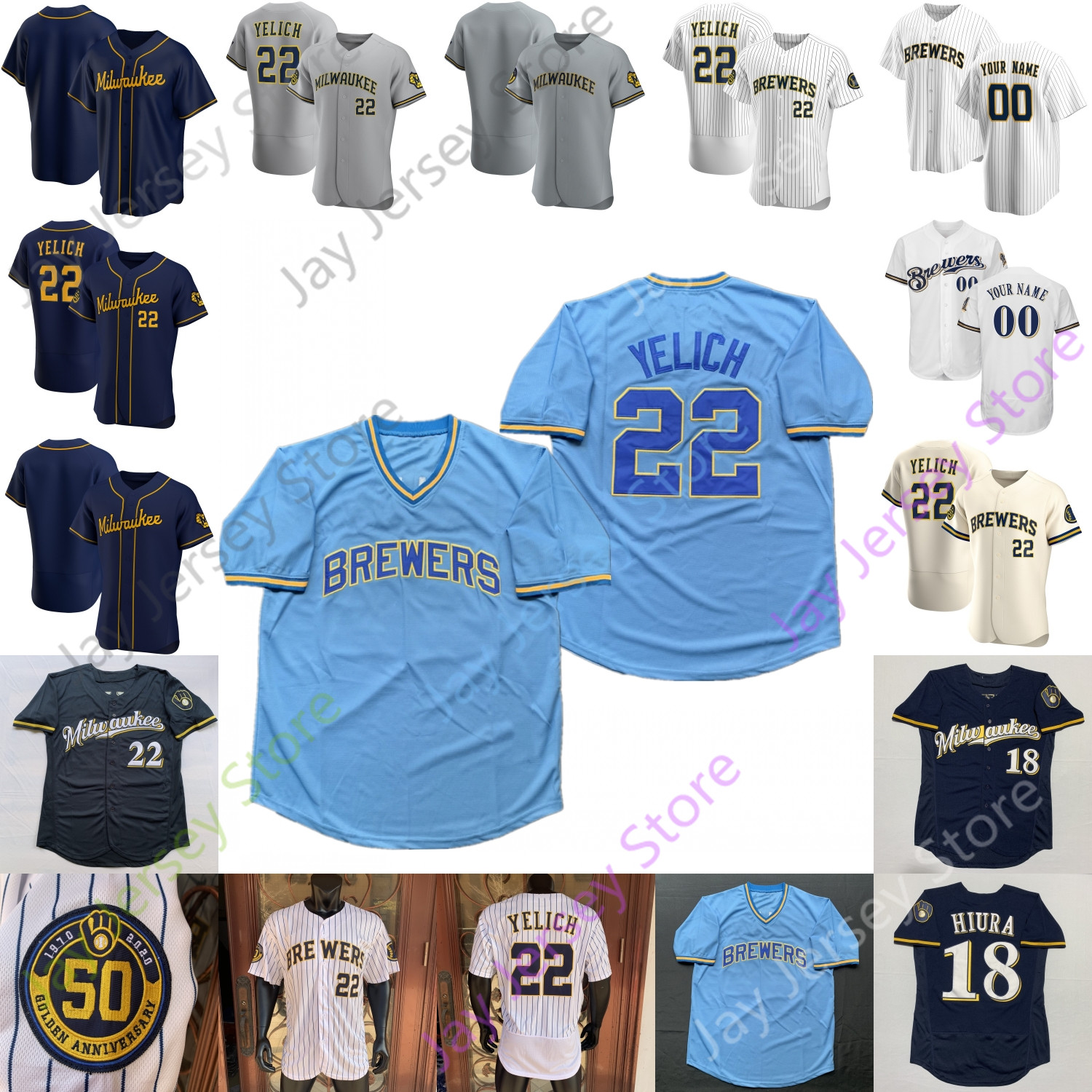 Milwaukee Jersey 16 Ben Gamel 5 Jedd Gyorko Corey Knebel 15 Cecil Cooper 4 Paul Molitor 32 Brock Holt 22 Christian Yelich 19 Robin Yount, 2020 new fan's versions cream
Milwaukee Jersey 16 Ben Gamel 5 Jedd Gyorko Corey Knebel 15 Cecil Cooper 4 Paul Molitor 32 Brock Holt 22 Christian Yelich 19 Robin Yount, 2020 new fan's versions cream