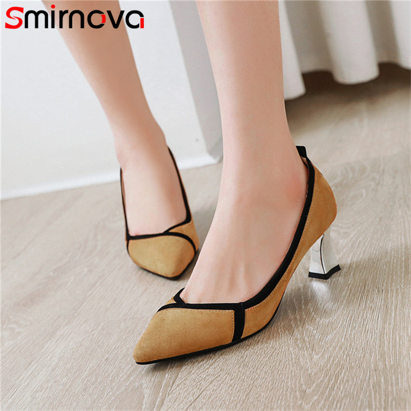 Smirnova 2020 wholesale big size 33-47 high heels single shoes ladies spring summer mixed colors party dress shoes women pumps, Beige
Smirnova 2020 wholesale big size 33-47 high heels single shoes ladies spring summer mixed colors party dress shoes women pumps, Beige