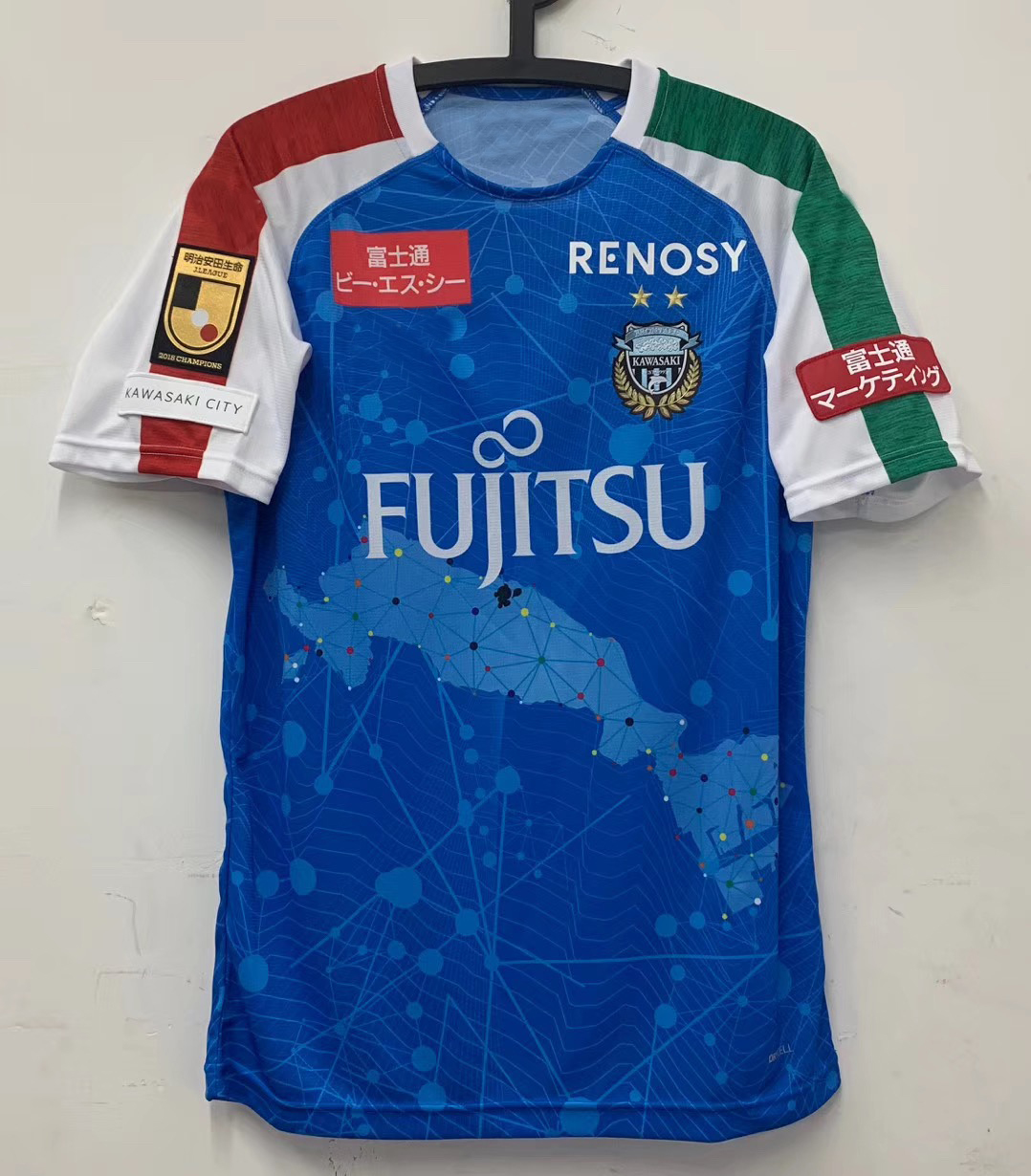 19 Japan J league summer special version Kawasaki Frontale Kengo T shirt, White;black
19 Japan J league summer special version Kawasaki Frontale Kengo T shirt, White;black