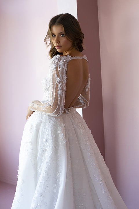 Overskirts Mermaid Wedding Dress Lace Appliques Long Sleeve Vestidos De Novia Side Slit Beach Country Wedding Dress With Detachable Train