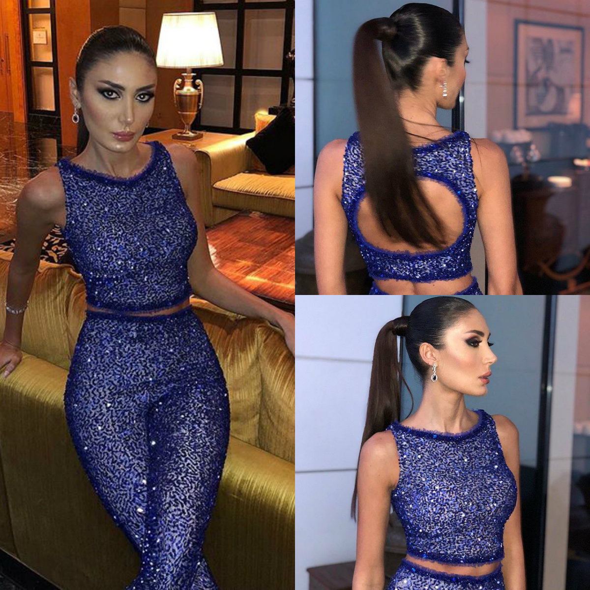 Jumpsuit Prom Dresses Hollow Back Jewel Neck Sleeveless Appliques Beads Lace Party Gowns Ankle Length Special Occasion Dresses, Sage
Jumpsuit Prom Dresses Hollow Back Jewel Neck Sleeveless Appliques Beads Lace Party Gowns Ankle Length Special Occasion Dresses, Sage