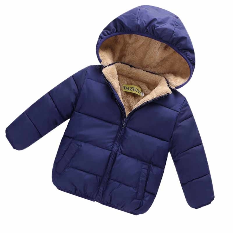 BibiCola Kids Toddler Boys Winter parkas Jackets For Children Outerwear Clothing cotton velvet Baby girl hoodies coat Clothes SH190910