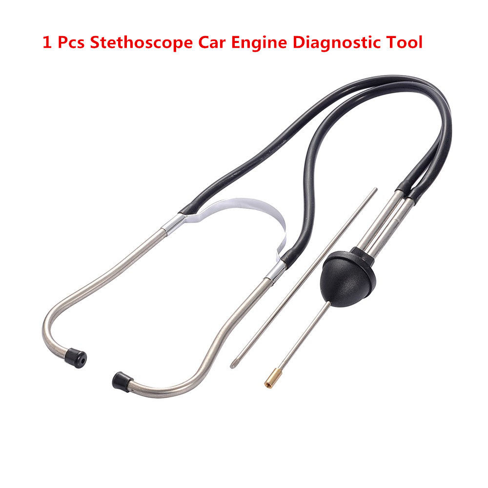Car Engine Block Diagnostic Automotive Hearing Tools Anti-shocked Durable Chromed-steel Auto Engines Tester Diagnostics