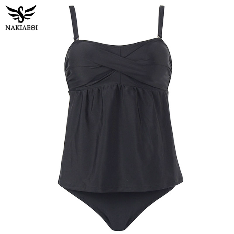 NAKIAEOI 2020 Swimwear Women Solid Swimsuit Sexy Halter Neck Tankini Set Print Bathing Suit Swim Wear Shorts Two Piece Bikinis, C2
NAKIAEOI 2020 Swimwear Women Solid Swimsuit Sexy Halter Neck Tankini Set Print Bathing Suit Swim Wear Shorts Two Piece Bikinis, C2