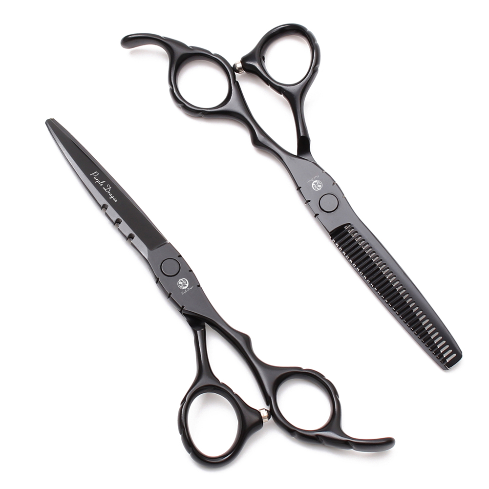 Professional Scissors 6" 17.5cm 440C Black Color Hair Cutting Scissors Thinning Shears Barber Hairdressing Shears Salon Hair Scissors Z1010
Professional Scissors 6" 17.5cm 440C Black Color Hair Cutting Scissors Thinning Shears Barber Hairdressing Shears Salon Hair Scissors Z1010