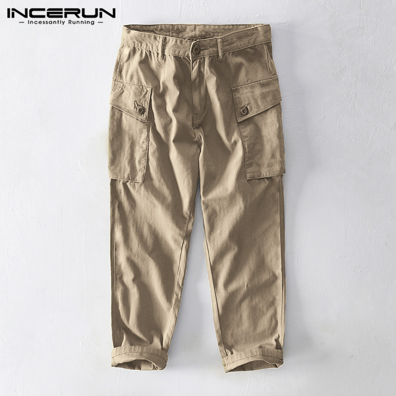 Incerun Men Cargo P… - image