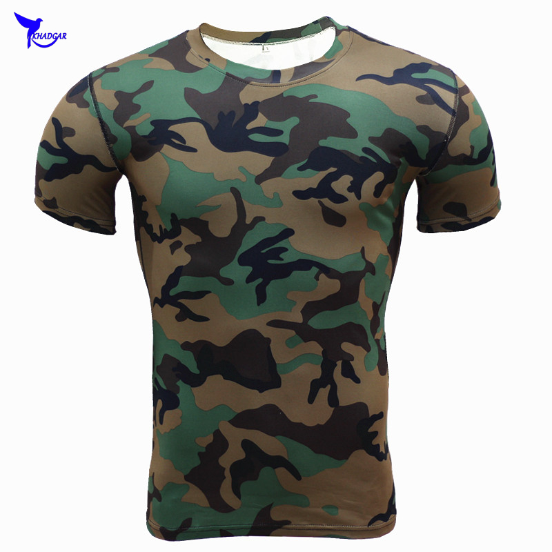 Camouflage Compression Running Shirts Men 3D Printed Rashgard T-shirts Quick Dry Short Sleeve Gym Fitness Compression Clothing, Army green
Camouflage Compression Running Shirts Men 3D Printed Rashgard T-shirts Quick Dry Short Sleeve Gym Fitness Compression Clothing, Army green