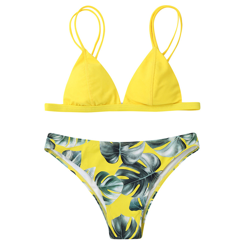 Women' Swimming Suit Sexy Bikini Swimsuit Women Swimwear Bikini Set Print Leaves Push-Up Padded Bathing Swimsuit Beachwear#6, Black
Women' Swimming Suit Sexy Bikini Swimsuit Women Swimwear Bikini Set Print Leaves Push-Up Padded Bathing Swimsuit Beachwear#6, Black