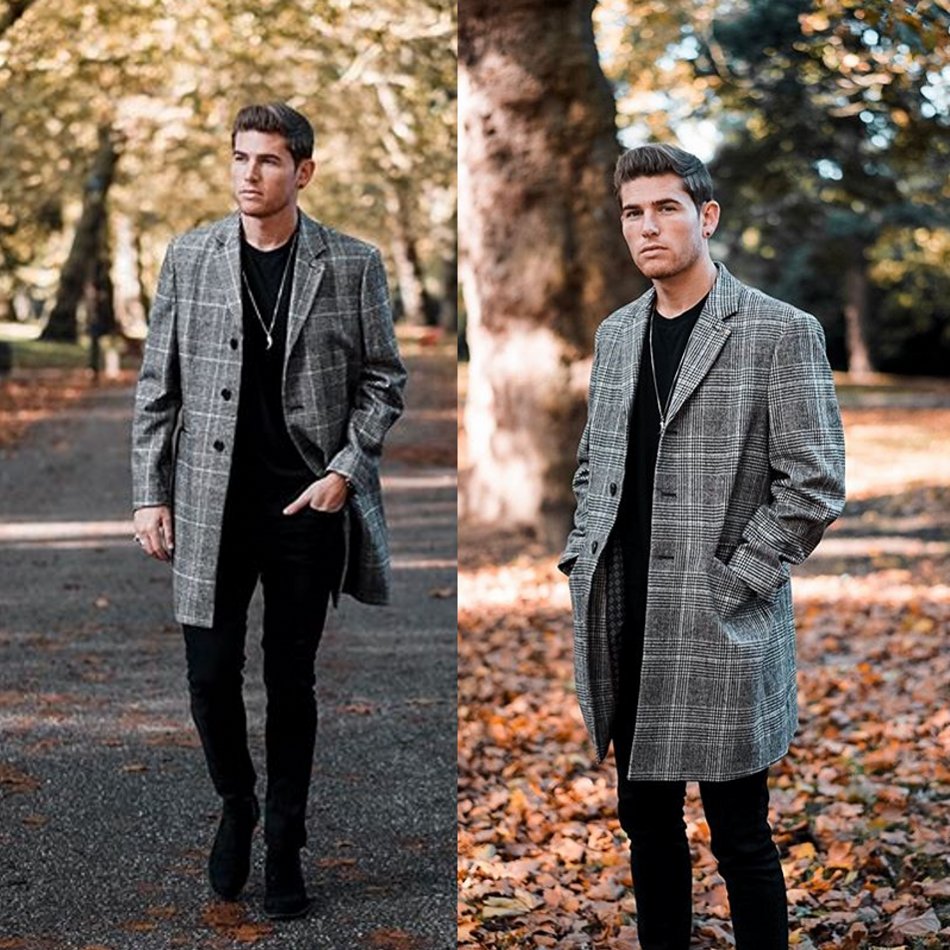 Handsome Mens Suit Damier Check New Fashion Customized Groom Suit Leisure Suit High Quality Costumes De Mariage Pour Hommes, Light gray
Handsome Mens Suit Damier Check New Fashion Customized Groom Suit Leisure Suit High Quality Costumes De Mariage Pour Hommes, Light gray