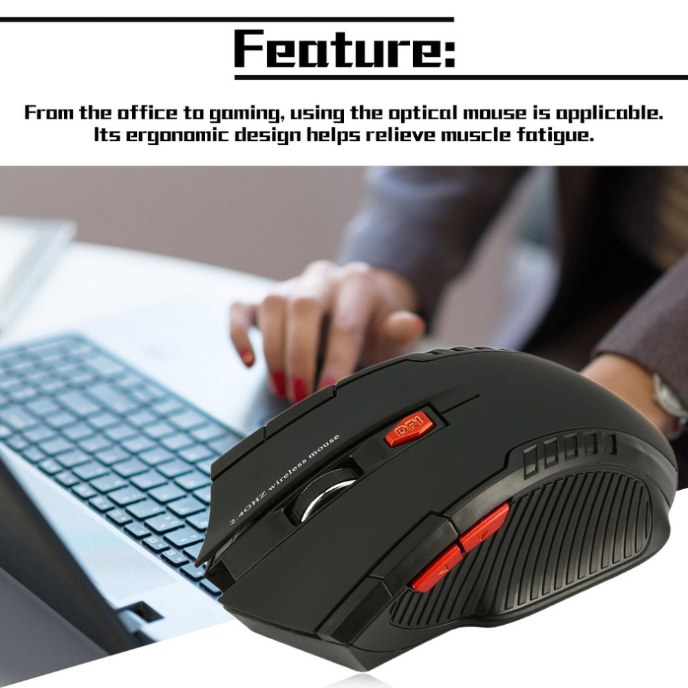 Cool Gaming 1600DPI Wireless Mouse Ergonomic Optical Mice for Dell/Huawei/Lenovo PC Computer Mouse Office
Cool Gaming 1600DPI Wireless Mouse Ergonomic Optical Mice for Dell/Huawei/Lenovo PC Computer Mouse Office