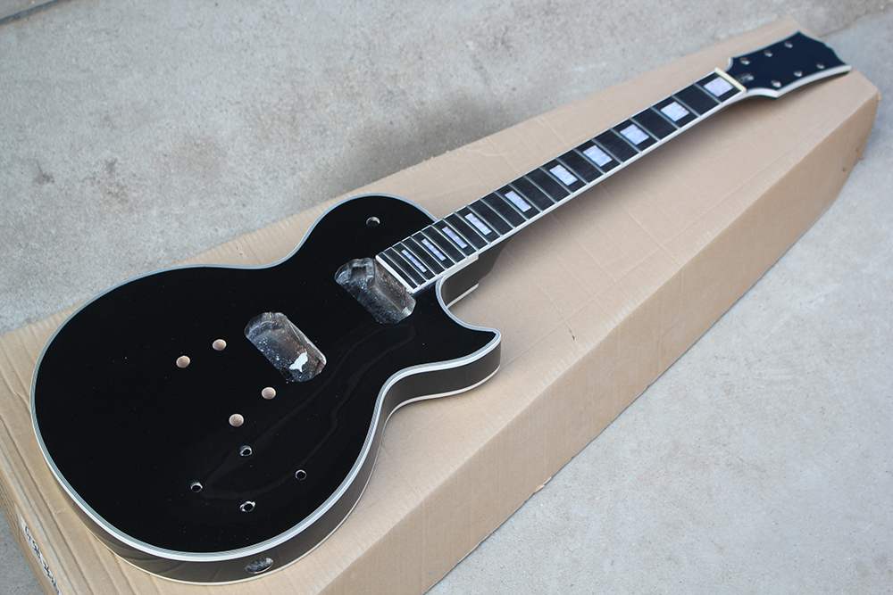 Factory Custom Black Electric Guitar Kit(Parts) with Rosewood Fretboard,DIY Semi-finished Guitar,No Hardware,Offer Customized
Factory Custom Black Electric Guitar Kit(Parts) with Rosewood Fretboard,DIY Semi-finished Guitar,No Hardware,Offer Customized