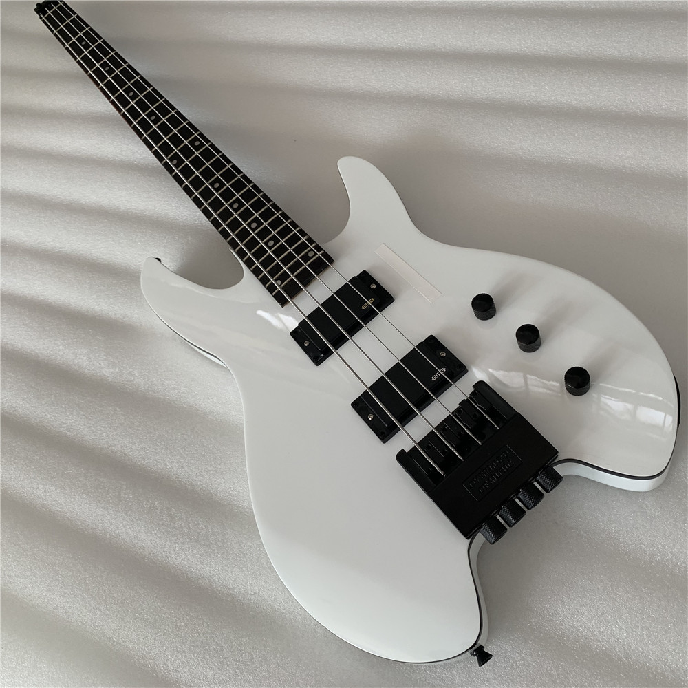 Free Shipping White Headless Electric bass Guitar with HH Pickups,Tremolo,Rosewood Fretboard,Black Hardwares,offering customized services
Free Shipping White Headless Electric bass Guitar with HH Pickups,Tremolo,Rosewood Fretboard,Black Hardwares,offering customized services