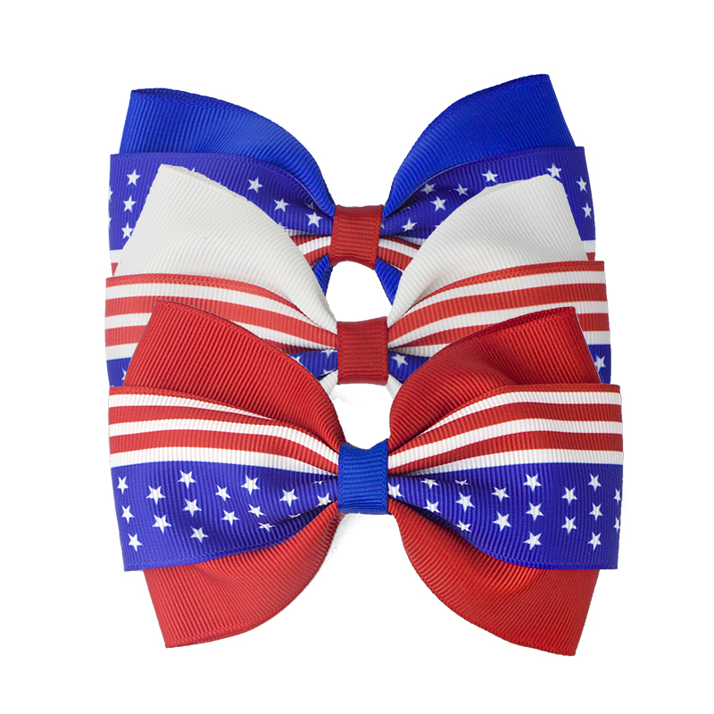 4 Inch Hair Accessories 4th of July Flag Hair Bows for Girls with Clips Red Royal White Hairbows Grosgrain Ribbon Stars Stripe, As show
4 Inch Hair Accessories 4th of July Flag Hair Bows for Girls with Clips Red Royal White Hairbows Grosgrain Ribbon Stars Stripe, As show