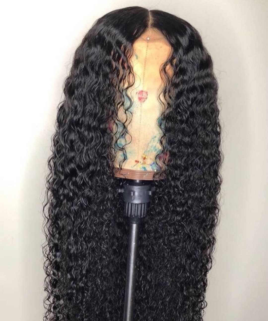 Water wave 360 full Lace Frontal Wig Pre-Plucked With Baby Hair 150 Density jerry curly Virgin Human Wigs for Black Women DIva1