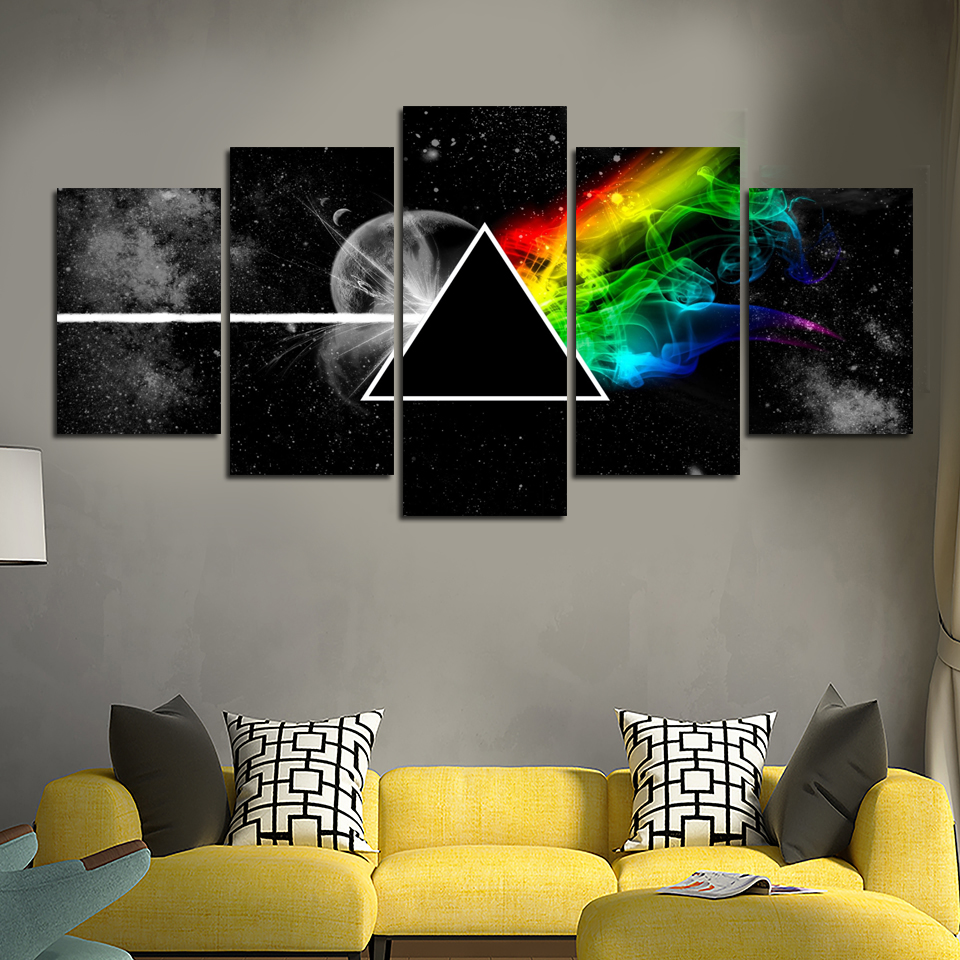 Music Art Painting Canvas Print 5 Piece Picture Modern Bedroom Home Living Room Wall Decoration No Frame