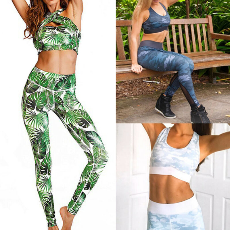 New Seamless Yoga Set Women Fitness Clothing Sportswear Gym Leggings Floral Push-up Strappy Sports Bra 2 Pcs Print Sports Suit 
New Seamless Yoga Set Women Fitness Clothing Sportswear Gym Leggings Floral Push-up Strappy Sports Bra 2 Pcs Print Sports Suit