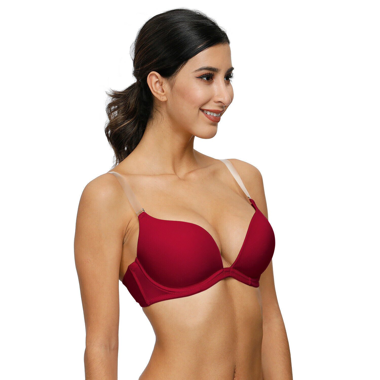 New Women Sexy Bra 30 32 34 36 38 40 42 44 A B C D E Push Up Bras Padded Wire Bone Everyday Lingerie Brassiere Quality Elastic CX200629