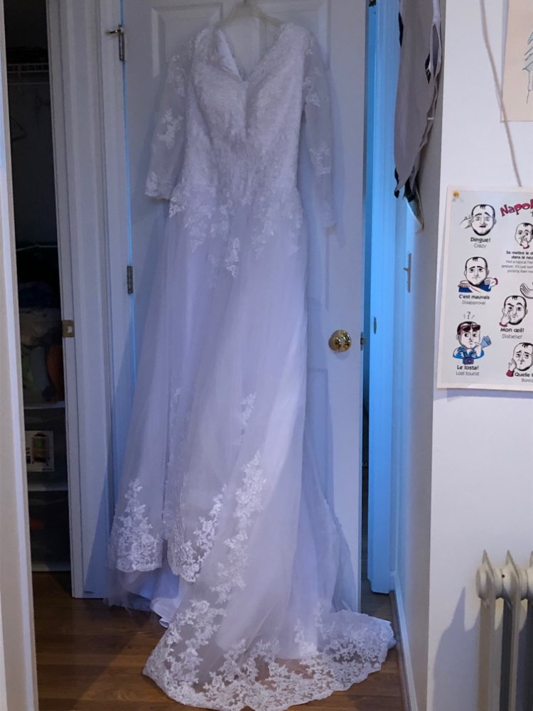 New Romantic V-neck Elegant Princess Lace Appliques Wedding Dress 2024 Long Sleeves Appliques Ball Gown Wedding Gowns vestido De Noiva