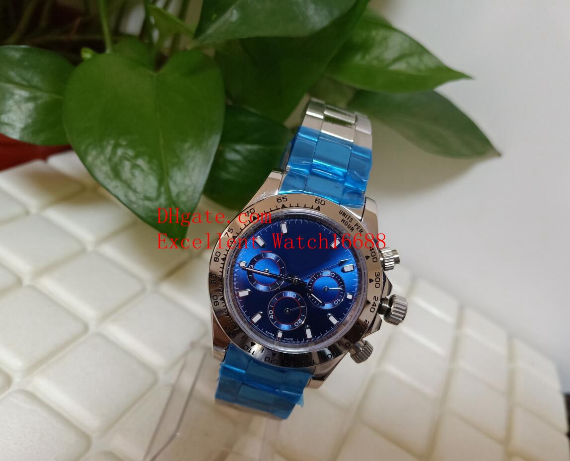 Hot buy Mens Watches 40 mm 116509 116503 116508 Stainless Steel Case Sapphire Glass Blue Dial Asia 2813 Movement Automatic Watches Christm
Hot buy Mens Watches 40 mm 116509 116503 116508 Stainless Steel Case Sapphire Glass Blue Dial Asia 2813 Movement Automatic Watches Christm