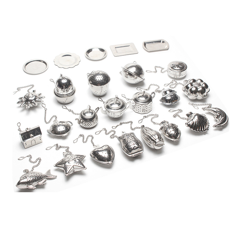 Stainless steel tea infuser heart shape with chain ss304 flower strainer loose leaf filter cute metal teaware
Stainless steel tea infuser heart shape with chain ss304 flower strainer loose leaf filter cute metal teaware