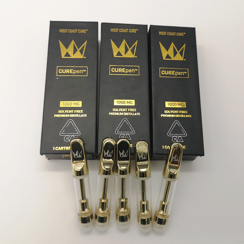 Cure Pen Cartridges Packaging Vape Pens 510 Thread Vaporizer 0.8ml West Coast 1.0ml Instock Ceramic Coil thick oil Atomizer E-cigarettes
Cure Pen Cartridges Packaging Vape Pens 510 Thread Vaporizer 0.8ml West Coast 1.0ml Instock Ceramic Coil thick oil Atomizer E-cigarettes