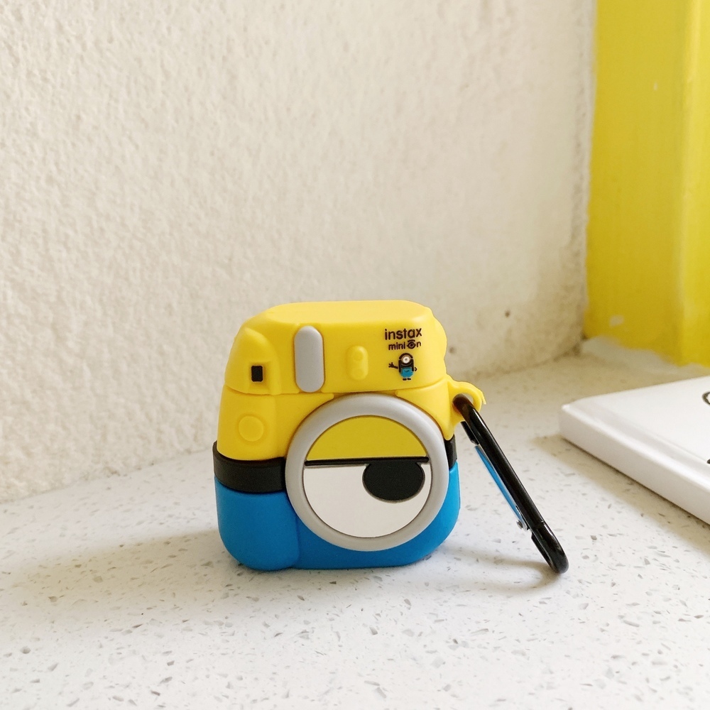 For apple AirPods Pro Earphone Cases Bluetooth headset Cartoon Minions Camera Cute Earphone Case For apple airpods 1 2 soft protective cover
For apple AirPods Pro Earphone Cases Bluetooth headset Cartoon Minions Camera Cute Earphone Case For apple airpods 1 2 soft protective cover